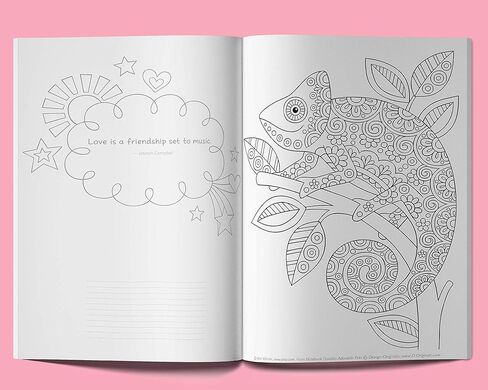 Notebook Doodles Adorable Pets - Customized Coloring Book (Design Originals) Personalized with Name and a Special Note from You to Make a Thoughtful Gift for Kids and Tweens to Boost Self-Esteem in Kuwait