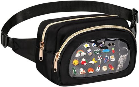 حقيبة دبوس ITA Transpharnt ، Crossbody قوي لتخزين دبوس السفر وعرض 7 "x4.7" x3 " in Kuwait