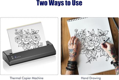 ورق نقل الوشم، 50 ورقة ورق استنسل للوشم، ورق استنسل للوشم - حجم A4، 4 طبقات ورق نقل حراري للوشم (50 قطعة) in Kuwait