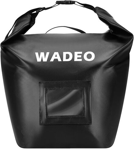 WADEO 20LB Wood Pellet Storage Container, 600D PVC Waterproof Pellet Storage Bag with Dual Handle, Card Slot, Suitable for Smoker Grill Charcoal Storage in Saudi Arabia
