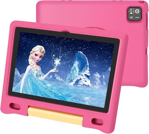 تابلت للأطفال، شاشة لمس IPS HD مقاس 10.1 بوصة تعمل بنظام Android 14 ومساحة تخزين 64 جيجابايت، وذاكرة الوصول العشوائي (RAM) سعة 8 جيجابايت (4+4 افتراضية)، وجهاز لوحي ثماني النواة للأطفال مع حافظة مقاومة للأطفال، وأدوات تحكم أبوية، وبطارية 12 ساعة، وواي فاي in Kuwait
