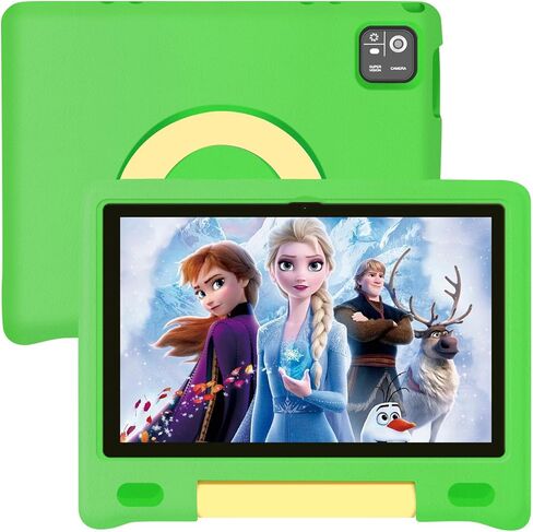 تابلت للأطفال، شاشة لمس IPS HD مقاس 10.1 بوصة تعمل بنظام Android 14 ومساحة تخزين 64 جيجابايت، وذاكرة الوصول العشوائي (RAM) سعة 8 جيجابايت (4+4 افتراضية)، وجهاز لوحي ثماني النواة للأطفال مع حافظة مقاومة للأطفال، وأدوات تحكم أبوية، وبطارية 12 ساعة، وواي فاي in Kuwait