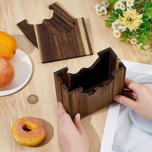 CUTHOLLOW Premium Acacia Adjustable Wood Bagel Slicer Holder for Slicing, Handcrafted Durable Wooden Bagel Cutter Slicer with Removable Insert for Breakfast Kitchen Restaurant Bagel Bar English Muffin in Saudi Arabia