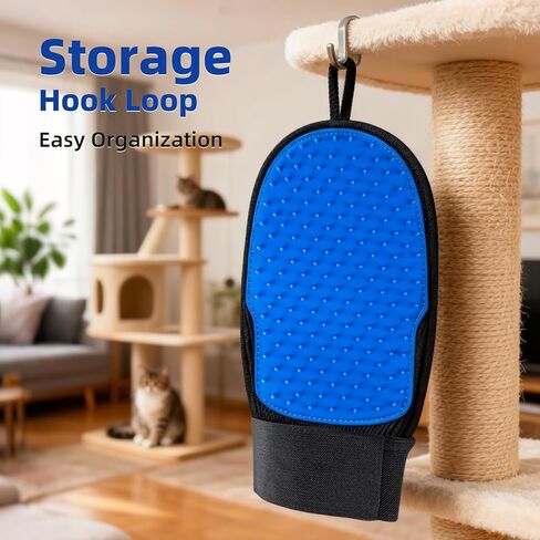 قفاز إزالة شعر الحيوانات الأليفة للكلاب والقطط، فرشاة شعر سحرية قابلة لإعادة الاستخدام، وقفازات للعناية بالحيوانات الأليفة، أداة إزالة شعر الحيوانات الأليفة الكهروستاتيكية للأرائك والسجاد والأثاث ومقاعد السيارات والملابس in Kuwait