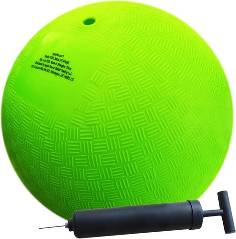 AppleRound 8.5 Inch Playground Ball with Air Pump, Pack of 1 Ball with 1 Pump, Official Size for Dodge Ball, Handball, Camps and Schools (Blue) in Saudi Arabia