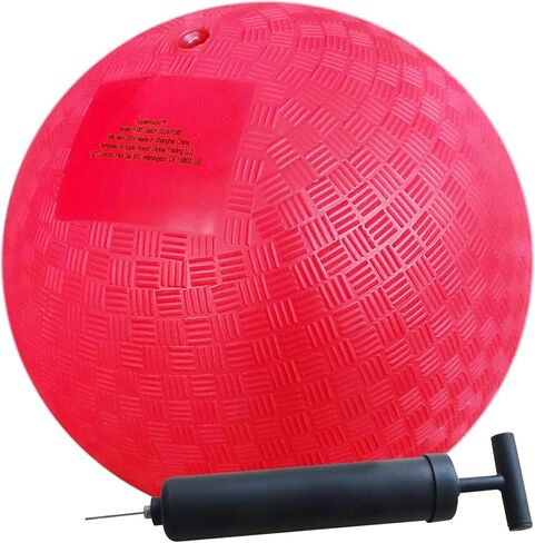 AppleRound 8.5 Inch Playground Ball with Air Pump, Pack of 1 Ball with 1 Pump, Official Size for Dodge Ball, Handball, Camps and Schools (Blue) in Saudi Arabia