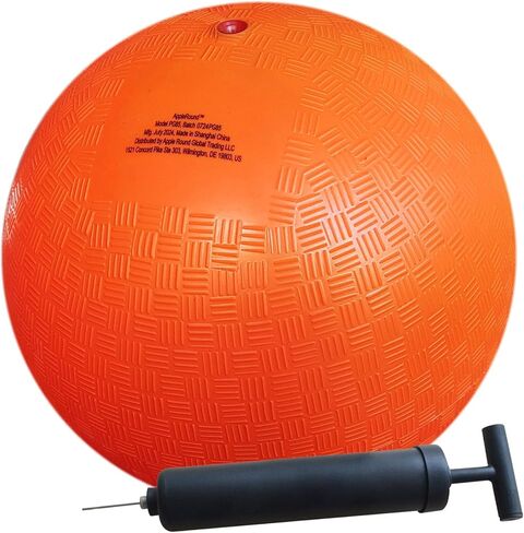AppleRound 8.5 Inch Playground Ball with Air Pump, Pack of 1 Ball with 1 Pump, Official Size for Dodge Ball, Handball, Camps and Schools (Blue) in Saudi Arabia