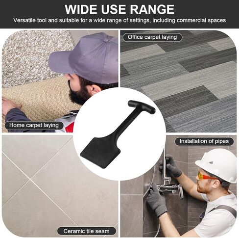 Carpet Tucking Tool, Wide Carpet Tucking and Stair Tool for Rug Installation, Bolster Chisel Installation Welding Stretcher Hand Held Plastic Carpets Stair Tool(COLOR:Black) in Saudi Arabia