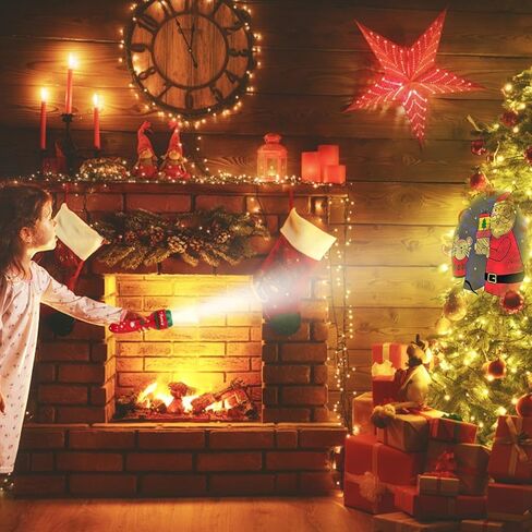 Christmas Flashlights for Kids,Cartoon Kids Projector Flashlight,24 Patterns Handheld Flashlight Projector,Christmas Slide Torch Toy for Stocking Stuffer in Saudi Arabia