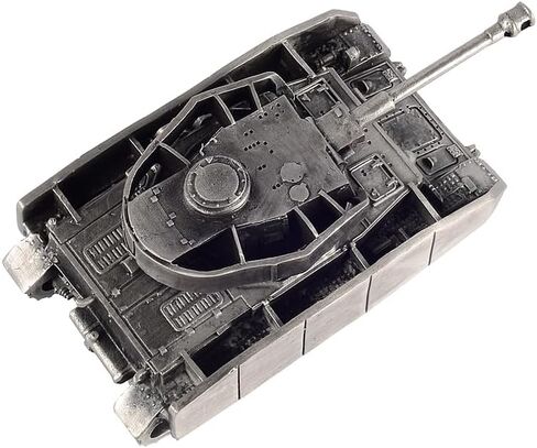 الألمانية الحرب العالمية الثانية بانزر الرابع Ausf. H Tank نموذج معدني للأثاث المصبوب للعرض (فضي) in Kuwait