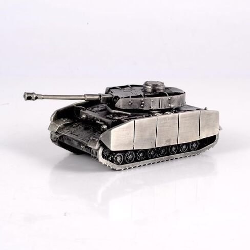 الألمانية الحرب العالمية الثانية بانزر الرابع Ausf. H Tank نموذج معدني للأثاث المصبوب للعرض (فضي) in Kuwait