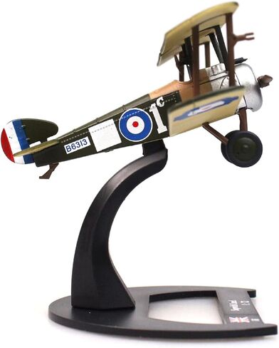 1:72 Alloy WWI British Sopwith Camel F.1 Biplane Fighter Toy Aircraft Model Simulation Aviation Science Exhibition Model in Saudi Arabia