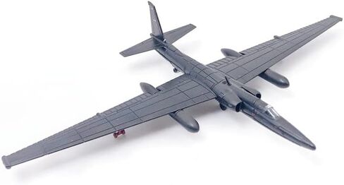 نموذج طائرة معدني مصبوب 1/144 U-2s، طائرة استطلاع عسكرية على شكل قطة سوداء، طائرة محاكاة عالية التجميع مسبقًا للتجميع أو الهدايا. in Kuwait