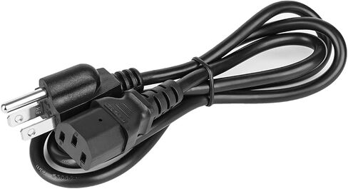 Power Cord Compatible with Instant Pot Electric Pressure Cooker, Power Quick Pot, Rice Cooker, Soy Milk Maker, Microwaves More and Kitchen Appliances 3 Prong Replacement Power Cable UL Listed in Saudi Arabia