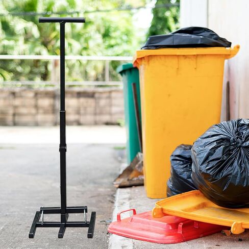 Wastemate Bin Compactor,Manual Trash Compactor,Household Wastemate Wheelie Bin Compactor, Trash Can Compactor with Adjustable Handle,Fit Use of Kitchen, Garden, Restaurant and Office (A) in Saudi Arabia