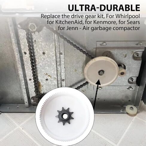 882699 (AP3122987) Trash Compactor Drive Gear Kit 14211018, 41001084, 4149667, 4154800 Replacement for 665.13612101 COMPACTORS in Saudi Arabia