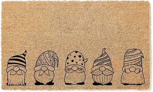 Christmas Doormat Cute Gnomes | Decoration Welcome Mat Holiday Winter Gift stk2049 in Saudi Arabia