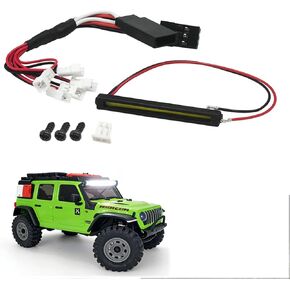 شريط مصابيح LED للسيارة RC لسيارة جيب رانجلر المحورية SCX30 1/30، طقم إضاءة سقف 7 مصابيح مع حزام أسلاك (شريط ضوء أبيض) in Kuwait
