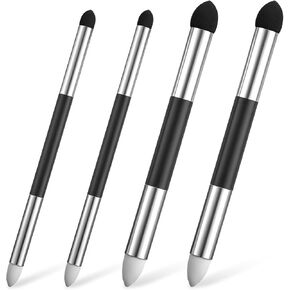 Thinp 4 Pcs Oil Pastel Blending Tools for Drawing, Dual Tip Oil Pastel Sponge Brush Reusable Washable Sketch Rubbing Blending Art Sponges Stumps for Artist Sketch Drawing Lightening & Highlight in Saudi Arabia