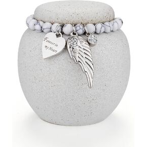 SOITIS Mini Urn for Human Ashes - 2.76 Inches White Ceramic Urn for Ashes, Memorial Small Holder Decorative Urn, Cremation Funeral Urns for Women Men in Saudi Arabia