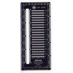 'Superior' Metal Perforation Gauge For Stamp Collectors in Saudi Arabia
