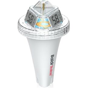 BaldrTherm Digital Floating Pool Thermometer, Anti-Fog Design with 360° Visibility, IPX7 Waterproof Water Temp Monitor for Swimming Pools, Hot Tubs, Ice Baths, Spas, Aquariums & Ponds in Saudi Arabia