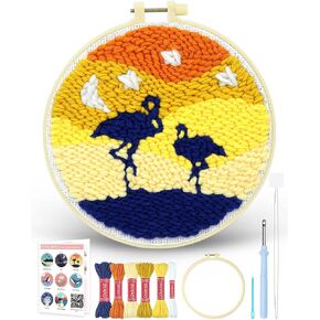 FIVEIZERO Yarn Punch Needle Craft Kit for Beginners,Elk Needle Punch Kit in Saudi Arabia