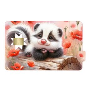 Skunk Debit Card Skin Credit Card Skin Custom Credit Card Stickers Skin Card Cover Sticker Credit Card Covers Skin, Debit Card Sticker Cover - Skins by That Slaps! in Kuwait
