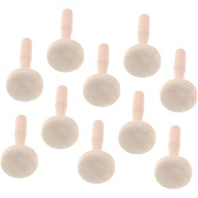 Gadpiparty 10 قطعة DIY الطباعة الخشب الحبر الأسطوانة الفطر فرك الأسطوانة الفن لوازم للديكور المنزل أداة تعليمية in Kuwait