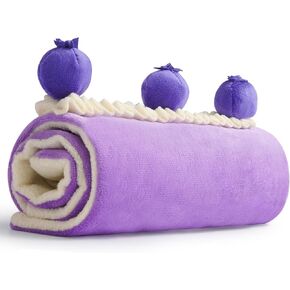 nocciola الكلب لعبة snuffle، عنبية كعكة snuffle حصيرة للجراء لغز لعبة جرو مع التجعيد، إخفاء والبحث عن ألعاب التخصيب التفاعلية للكلاب الصغيرة المتوسطة، هدية الكلب لعبة كعكة عيد ميلاد in Kuwait