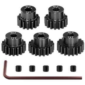 OGRC Mod 1 ترس ترس 15T 16T 17T 18T 19T 5 مم تروس محرك العمود لـ 1/8 1/10 RC RC عربات التي تجرها الدواب، SCT، شاحنة الاستاد والشاحنة الوحش in Kuwait