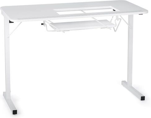 Ergode Gidget I Sewing Table – 2-Position Lift, Sturdy Steel Legs, Built-in Measuring Guide, Foldable & Fits Machines Up to 35 lbs in Saudi Arabia