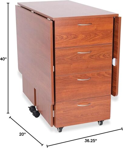Kookaburra Cutting Table with Cutting Mat - Teak in Saudi Arabia