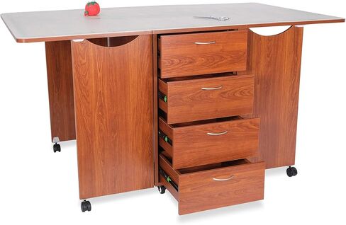Kookaburra Cutting Table with Cutting Mat - Teak in Saudi Arabia