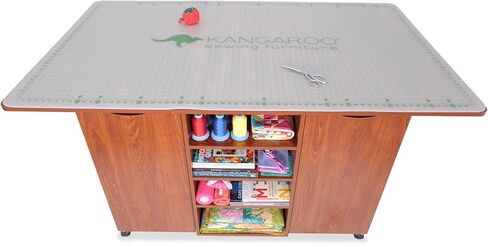 Kookaburra Cutting Table with Cutting Mat - Teak in Saudi Arabia