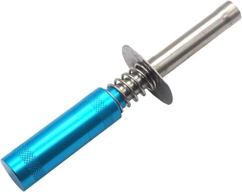 1/8 RC Car Glow Plug Igniter Starter 1/10 Nitro Engine Start Tool Support AA Batteries Power Compatible with 1:8 1:10 Scale Crawler Buggy Monster Truck Car Boat Plane Traxxas Tamiya Blue in Saudi Arabia