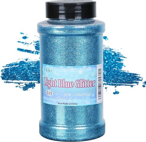 TORC Red Fine Glitter 1 Pound 16 OZ Glitter Powder for Tumblers Resin Crafts Slime Cosmetic Nail Painting Festival Decoration in Kuwait