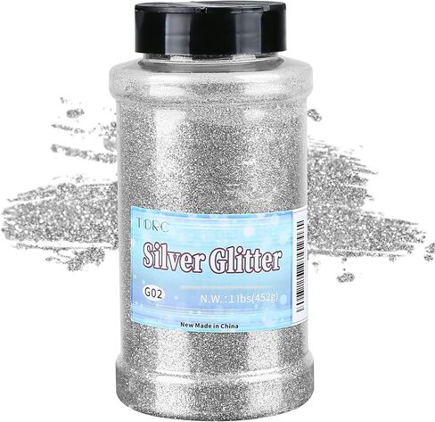 TORC Red Fine Glitter 1 Pound 16 OZ Glitter Powder for Tumblers Resin Crafts Slime Cosmetic Nail Painting Festival Decoration in Kuwait