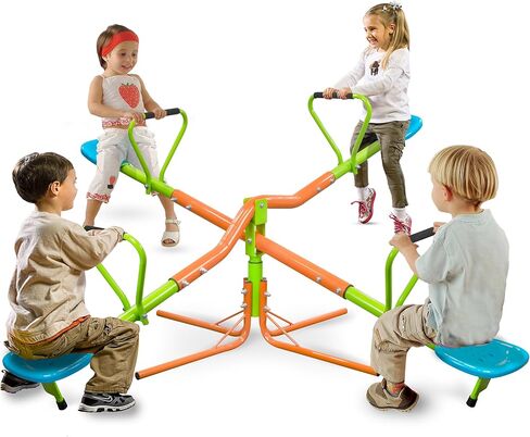 360-Degree 4 Seater Swivel Seesaw, Indoor or Outdoor, (Weight Limit 100lbs) in Saudi Arabia