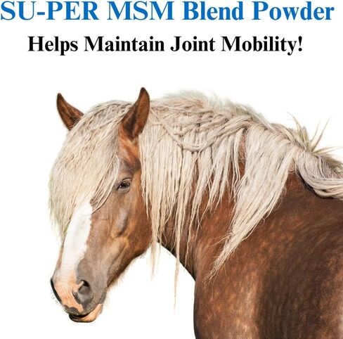مكمل مفاصل الحصان SU-PER MSM Blend - يساعد في الحفاظ على حركة المفاصل ومرونتها في الخيول - 2.5 رطل in Kuwait