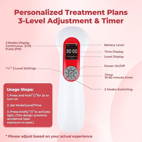 5000mAh Cold Laser Therapy Device for Dogs with 3 Levels, 5 * 808nm & 10 * 650nm Vet Laser Treatment for Joint with Magnetic Cover, Pets NIR Infrared Red Light Therapy for Cats Horse Pain Relief in Saudi Arabia