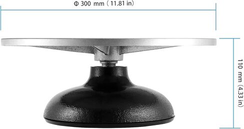 HOIGON 12 Inch Sculpting Wheel, Heavy Duty Metal Pottery Banding Wheel, Sculpting Wheel Turntable for Decorating Painting Ceramics Model-Making Clay Design in Saudi Arabia