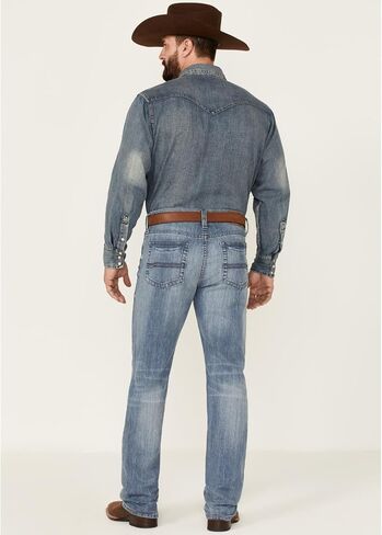 Cody James Men's Buckskin Light Wash Stretch Slim Straight Jeans Blue 33W x 36L in Kuwait