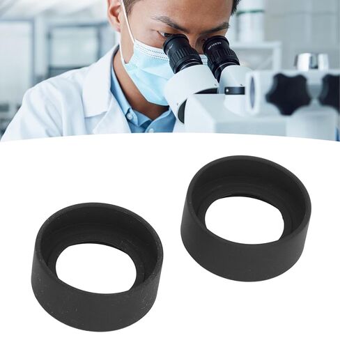 2Pcs Eyepiece Cover Stereo Microscope Flat Angle Rubber Eyepiece Protector Eye Guards Eyeshields Cups Replacement for 40‑42mm Interface in Saudi Arabia