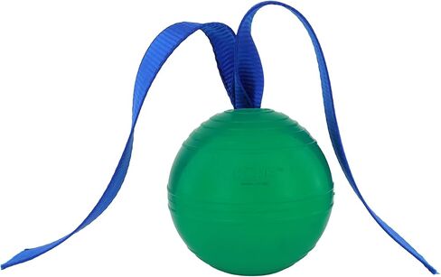 PetKORE: KoreFlex Ball & Tail - Horse-Equine Toy, 4.75" Green Ball, Shape Maintaining Rubber, Durable Strap, Treat Stuffing Center, Toss-Bounce-Play in Saudi Arabia