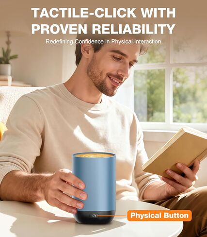 Kepwam Self-Heating Coffee Mug T1-16oz, Fast Heating Rechargeable Heated Coffee Mug, Smart Mug with App & Button Control, Ideal Gift for Coffee Lovers & Hot Drink Enthusiasts in Saudi Arabia