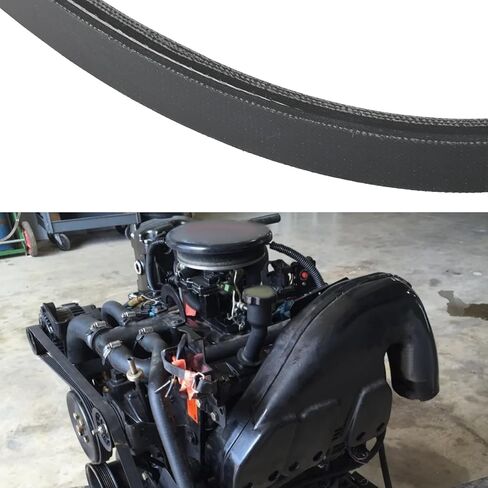 حزام محرك القارب 52.5 بوصة × 0.43 بوصة (1334 × 11 مم) متوافق مع Mercruiser V6 V8 يستبدل 57-816295 57-816295Q 816295Q 816295T in Saudi Arabia
