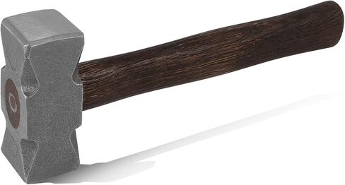 2.2LB Forging Square Hammer with Double Faces Perfect for Farrier Bladesmithing Blacksmith Anvil Knife in Saudi Arabia
