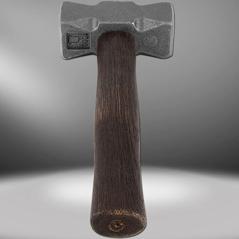2.2LB Forging Square Hammer with Double Faces Perfect for Farrier Bladesmithing Blacksmith Anvil Knife in Saudi Arabia