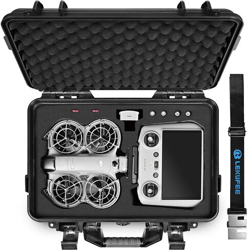 Lekufee Waterproof Hard Carrying Case for DJI Neo 2, Fly More Combo, DJI RC 2/RC N3, Battery(5 pcs), Charging Hub, and other Accessories(Case Only) in Saudi Arabia
